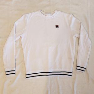 Fila Small White Brand Sweatshirt